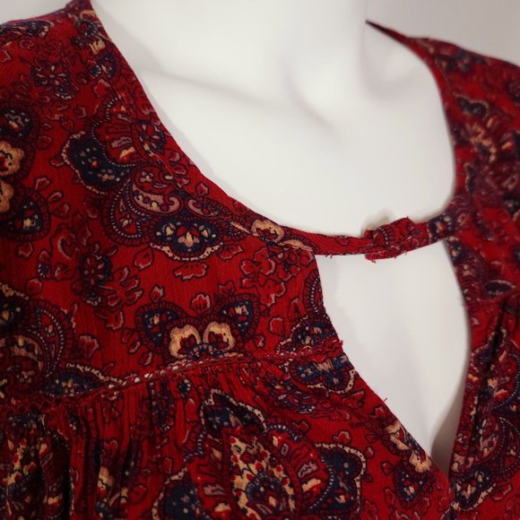 American Eagle Outfitters Long Sleeves BOHO Dress - Picture 4 of 13